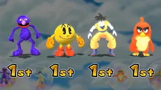 mario party 9 mod pacman vs grover vs goku vs angry bird marioparty9mod