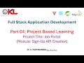 FSD006 Part 04 Project Based Learning