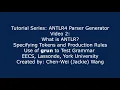 EECS4302 ANTLR4 Parser Generator Tutorial Part 2