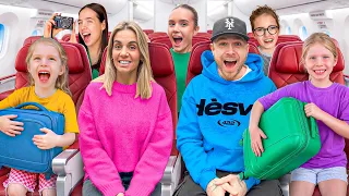 Flying to GREECE as a FAMILY of 16!