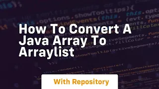 how to convert a java array to arraylist