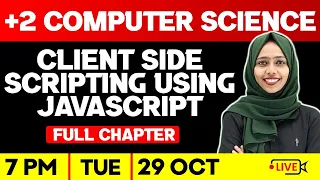 Plus Two Computer Science Client-Side Scripting Using JavaScript Full Chapter Exam Winner