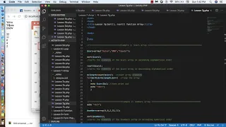 19 php array Sorting from lecture note mp4
