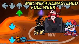 v s matt wiik 4 remastered full week secret songs friday night funkin wii funkin matt mod 