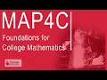 Foundations for College Mathematics 12 College Preparation MAP4C