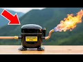Download Lagu No More Gas Cylinders! How I Made Free Gas All Year with a Fridge Compressor, Two Barrels and Cement