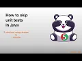 Maven Skip Tests - Are the tests compiled or not