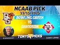 Bowling Green vs Davidson NCAAB Betting Odds Picks 25 Night Moves Show