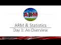 ARM Software Webinar - ARM Statistics An Overview 2022