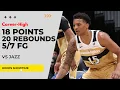 Julian Reese CAREER-HIGH 18 Points 20 Rebs FG vs Jazz I 25-26 NBA Season