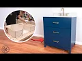 DIY Bathroom Vanity with Custom Drawers Woodworking