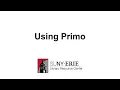 Using Primo