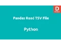 Python Pandas Read TSV File from URL