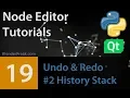 Node Editor Tutorial 19 Undo Redo - History Stack