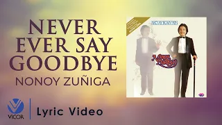 Download Never Ever Say Goodbye - Nonoy Zuñiga (Official Lyric Video) MP3