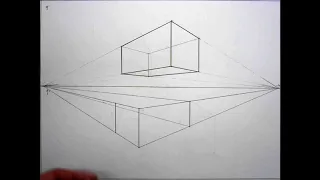 Two Rectangles In Two Point Perspective