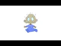 Drawing Dil Pickles from Rugrats Artistic Baby Portrait in Full Color