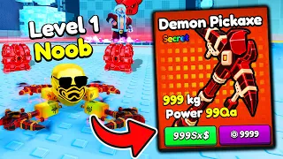 Unlocking MAX FINAL BOSS in Merge & Dig Simulator!