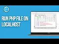 How to run PHP file on localhost XAMPP Server