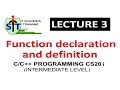 Functions in C Part-2 Functions in C Part-2