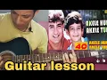 Akele hum akele tum Hindi Bollywood song guitar lesson ll udit narayan ll Anu Malik ll