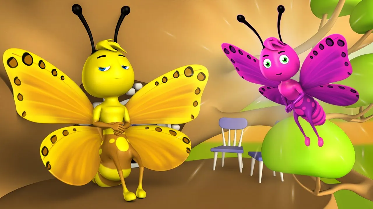 சோம்பேறி பட்டாம்பூச்சிகள் தமிழ் கதை | Lazy Butterflies Tamil Story - 3D Animated Kids Fairy Tales