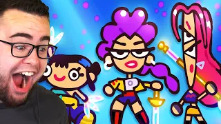 Reacting to KPOP DEMON HUNTERS Recap Cartoon! (Parody)