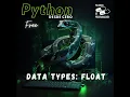 Python desde cero 10 Tipos de datos - float