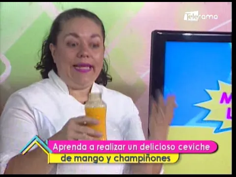 Aprenda a realizar un delicioso ceviche de mango y champiñones