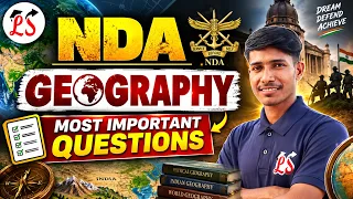 NDA Geography Most Important Questions 2026 | NDA Geography Top Questions | NDA 2 2026
