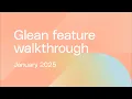 Glean feature walkthrough