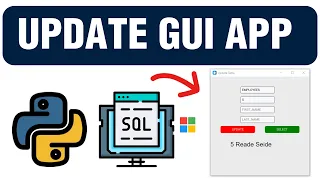 GUI APP For Update - MSSQL with Python Customtkinter Lesson 6