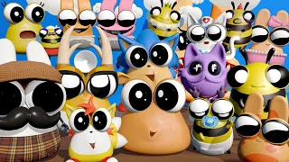 ASMR Animal mukbang Compilation EP 09~12 | MYGAMETOON | #animalhospital #roblox