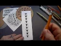 VLine Tangle Pattern Lesson