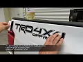 HOW TO INSTALL BED DECAL TOYOTA TACOMA TRD OFF-ROAD 4X4 BLACK BED DECAL SUPER SIMPLE INSTAL