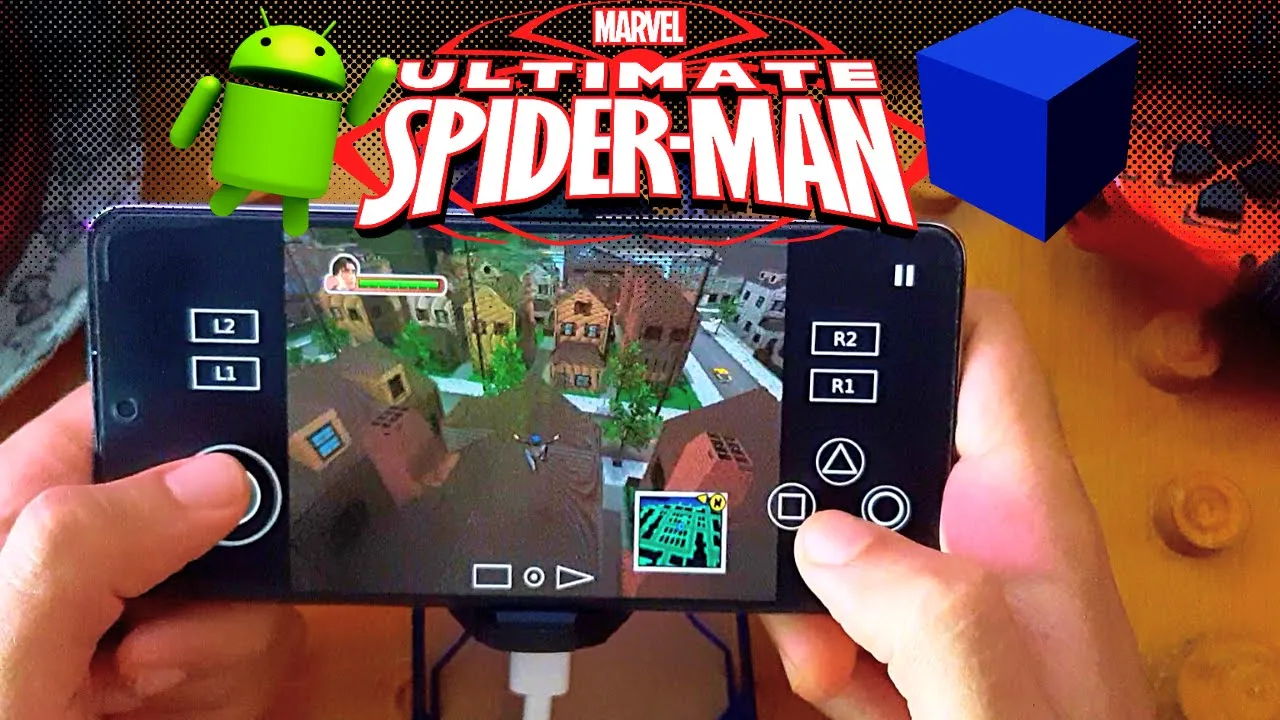 Ultimate Spider Man AetherSX2 - PS2 Emulator Android Gameplay - 2023