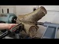 Woodturning - Ash Crotch to amazing Vase