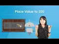 Place Value to 100 - Kindergarten Math With Base Ten Blocks