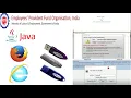How to configure java Firefox and internet explorer in EPFO DSC KYC approval