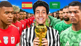 كأس العالم لكن الدوري منتخب 