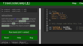 Accessing Objects Properties with the Dot Operator freeCodeCamp Basic Javascript