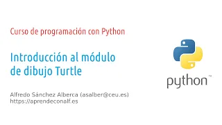 Curso de programacion con Python Introduccion al modulo de dibujo Turtle