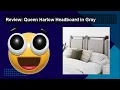 Review Queen Harlow Headboard in Gray
