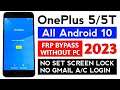 OnePlus Google frp bypass Gmail account WITHOUT PC Latest Security Update