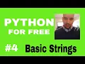Learn Python for High Paying Job Free Course Basics of Strings