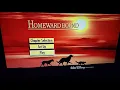 Lagu Opening to Homeward Bound: The Incredible Journey (2001 UK DVD)