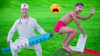 Must Watch New Funniest Fun Comedy Video 2026 Amazing Injection Wala Fun Video Doctor ‪@FamilyFunTv1