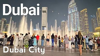 Dubai 4K Amazing Dubai City Downtown Dubai Walking Tour