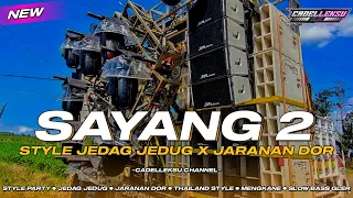 Download DJ SAYANG 2 - COBA RUNGOKNO TEMBANG KANGENKU IKI STYLE JEDAG JEDUG X JARANAN DOR GLERR‼️ MP3