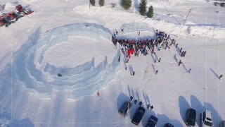 Footage World S First Ice Library Launched In Baikalsk 